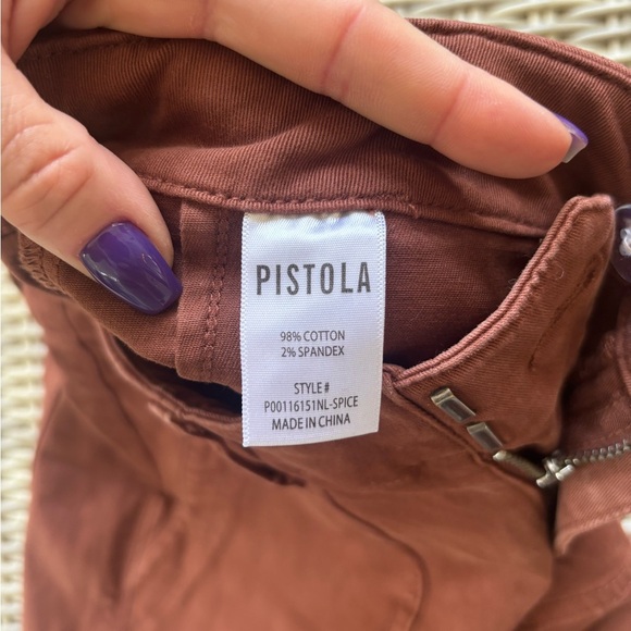 Pistola Nicole Wide Leg High Rise Spice‎ Pants size 28 workwear classic boho - Picture 9 of 12